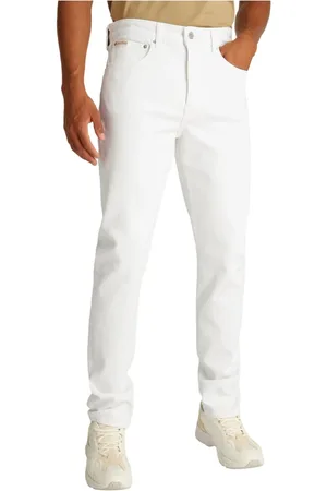 Calvin Klein Heren, Jeans, Wit, Maat: W30 L32 Denim