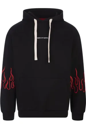 Vision Of Super Heren, Sweatshirts & Hoodies, Zwart, Maat: 2XL Katoen