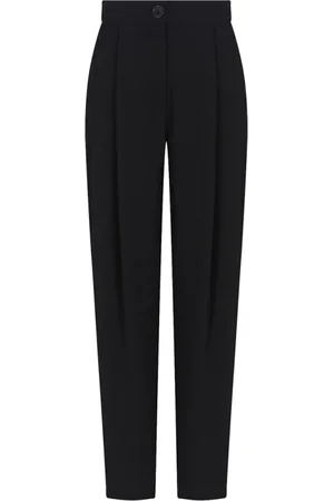 Armani Exchange Dames, Broeken, Zwart, Maat: XS Leer