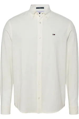 Tommy Hilfiger Heren, Overhemden, Wit, Maat: S Linnen