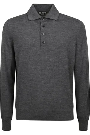 Tom Ford Heren, Tops, Grijs, Maat: XL Wol