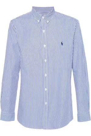 Ralph Lauren Heren, Overhemden, Blauw, Maat: XL Katoen