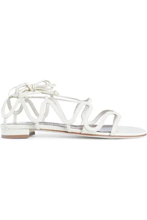 Manolo Blahnik Dames, Schoenen, Wit, Maat: 40 EU