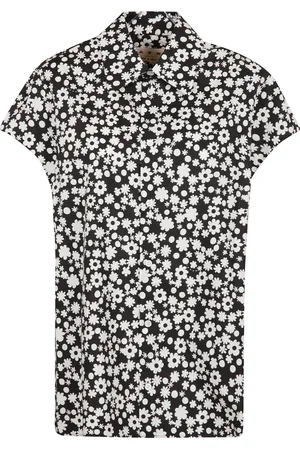 Marni Dames, Blouses & Shirts, Zwart, Maat: S Katoen