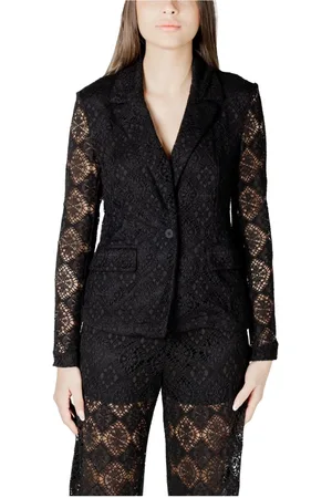 JACQUELINE DE YONG Dames, Jassen, Zwart, Maat: S Poliester