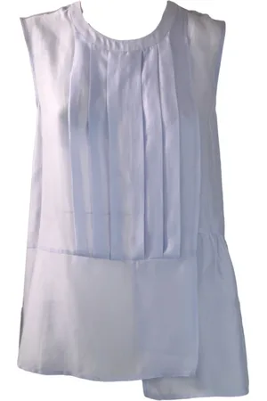Alessia Santi Dames, Tops, Blauw, Maat: M