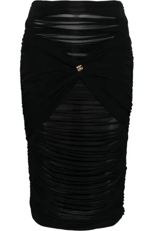Elisabetta Franchi Dames, Rokken, Zwart, Maat: XL