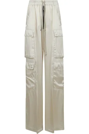 Rick Owens Dames, Broeken, Bruin, Maat: XS Viscose