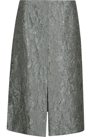 DRIES VAN NOTEN Dames, Rokken, Grijs, Maat: M Katoen
