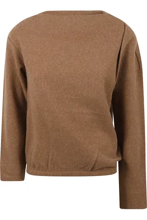 Max Mara Dames, Truien, Bruin, Maat: M Wol