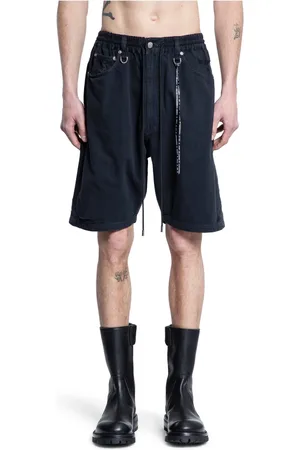 MASTERMIND Heren, Korte broeken, Zwart, Maat: L Denim