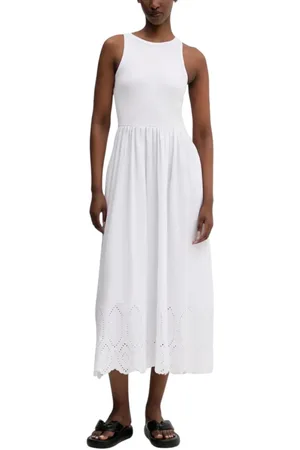 Desigual Dames, Jurken, Wit, Maat: XL Katoen