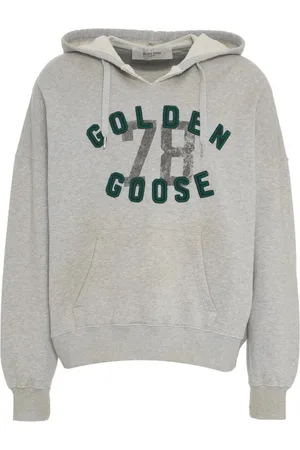 Golden Goose Heren, Sweatshirts & Hoodies, Grijs, Maat: L