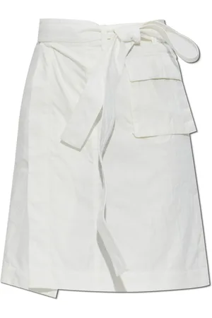 Salvatore Ferragamo Dames, Rokken, Wit, Maat: 3XS Katoen