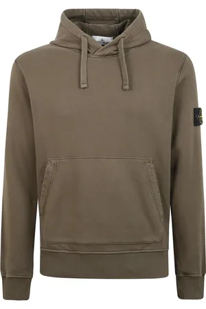 Stone Island Heren, Sweatshirts & Hoodies, Groen, Maat: S Katoen