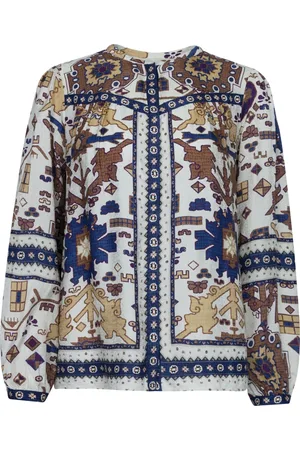 Bash Dames, Blouses & Shirts, Veelkleurig, Maat: XS Viscose