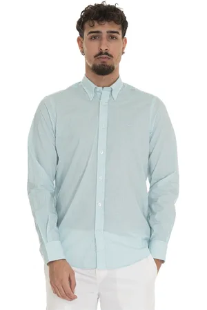 HARMONT&BLAINE Heren, Overhemden, Blauw, Maat: 2XL