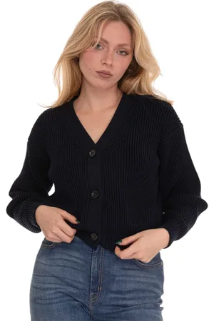 Max Mara Dames, Truien, Blauw, Maat: S Katoen