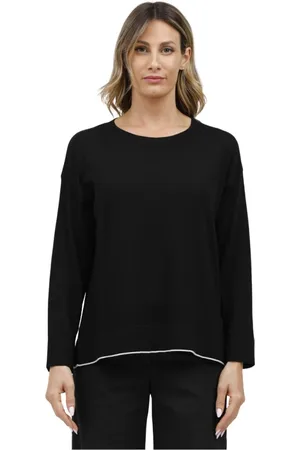 ALPHA STUDIO Dames, Truien, Zwart, Maat: M