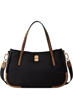 Borbonese Dames, Tassen, Zwart, Maat: ONE Size Suède