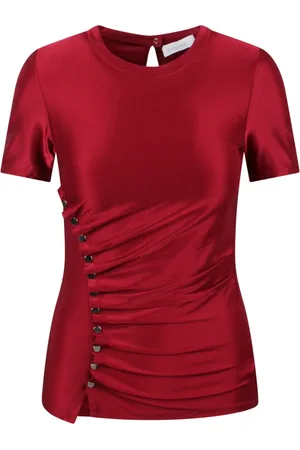 Paco rabanne Dames, Tops, Rood, Maat: S Viscose