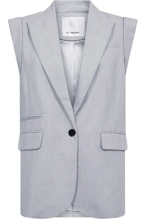 Co`Couture Dames, Jassen, Blauw, Maat: M Linnen