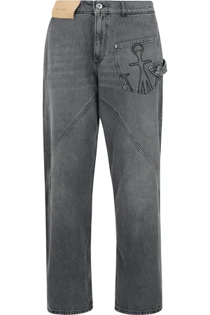 J.W.Anderson Heren, Jeans, Grijs, Maat: W29 Katoen