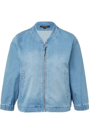Comma, Dames, Jassen, Blauw, Maat: XL Katoen