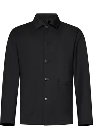 LOW BRAND Heren, Jassen, Zwart, Maat: 2XL Wol