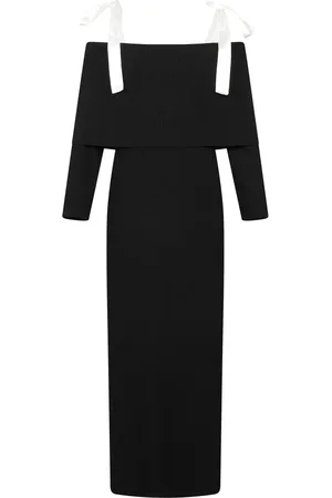 ROTATE Dames, Jurken, Zwart, Maat: XL Viscose