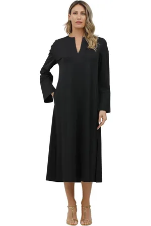 Max Mara Dames, Jurken, Zwart, Maat: L Jersey