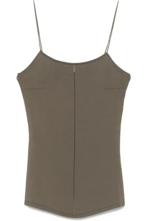 LEMAIRE Dames, Tops, Groen, Maat: XS Wol