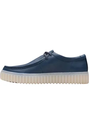 Clarks Heren, Schoenen, Blauw, Maat: 44 1/2 EU