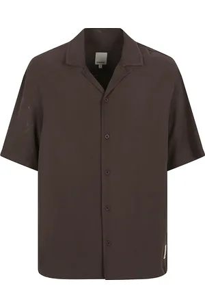 Emporio Armani Heren, Overhemden, Bruin, Maat: S