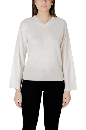Armani Exchange Dames, Truien, Wit, Maat: XS Viscose