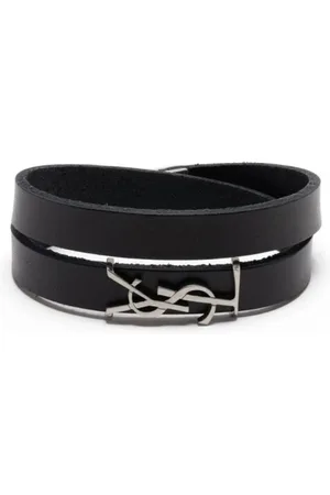Saint Laurent Heren, Accessoires, Zwart, Maat: S Leer