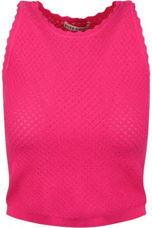 ALICE+OLIVIA Dames, Tops, Roze, Maat: M Viscose