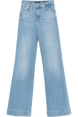 7 for all Mankind Dames, Jeans, Blauw, Maat: W25 Katoen