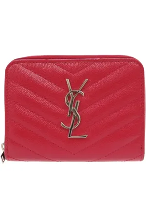 Saint Laurent Dames, Pre-owned, Rood, Maat: ONE Size Leer