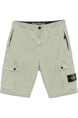 Stone Island Heren, Korte broeken, Groen, Maat: W33 Denim