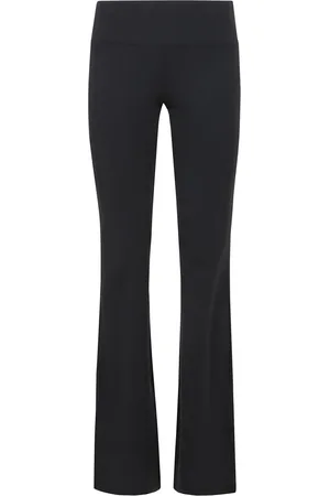 Courrèges Dames, Broeken, Zwart, Maat: M Leer