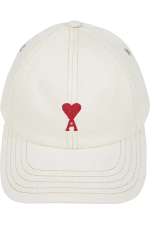Ami Heren, Accessoires, Wit, Maat: ONE Size Katoen