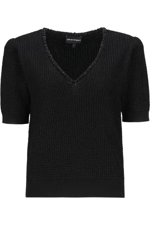 Emporio Armani Dames, Truien, Zwart, Maat: XS
