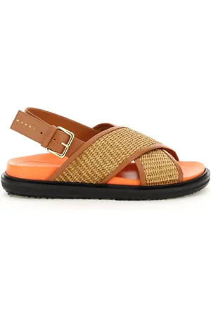 Marni Dames, Schoenen, Bruin, Maat: 37 EU Leer