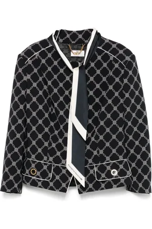 Elisabetta Franchi Dames, Jassen, Zwart, Maat: L