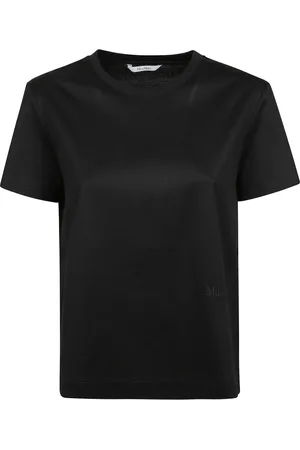 Max Mara Dames, Tops, Zwart, Maat: M Katoen