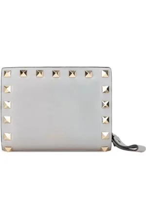 VALENTINO Dames, Pre-owned, Grijs, Maat: ONE Size Leer