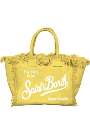 MC2 SAINT BARTH Dames, Tassen, Geel, Maat: ONE Size Katoen