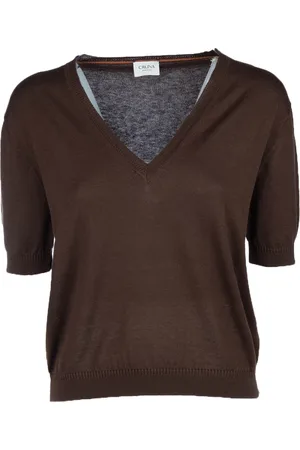 CRUNA Dames, Truien, Bruin, Maat: XL