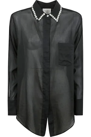 FORTE FORTE Dames, Blouses & Shirts, Zwart, Maat: M
